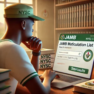 JAMB Matriculation List